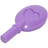 Lego zrcátko, levandulová střední (93080b MEDIUM LAVENDER)